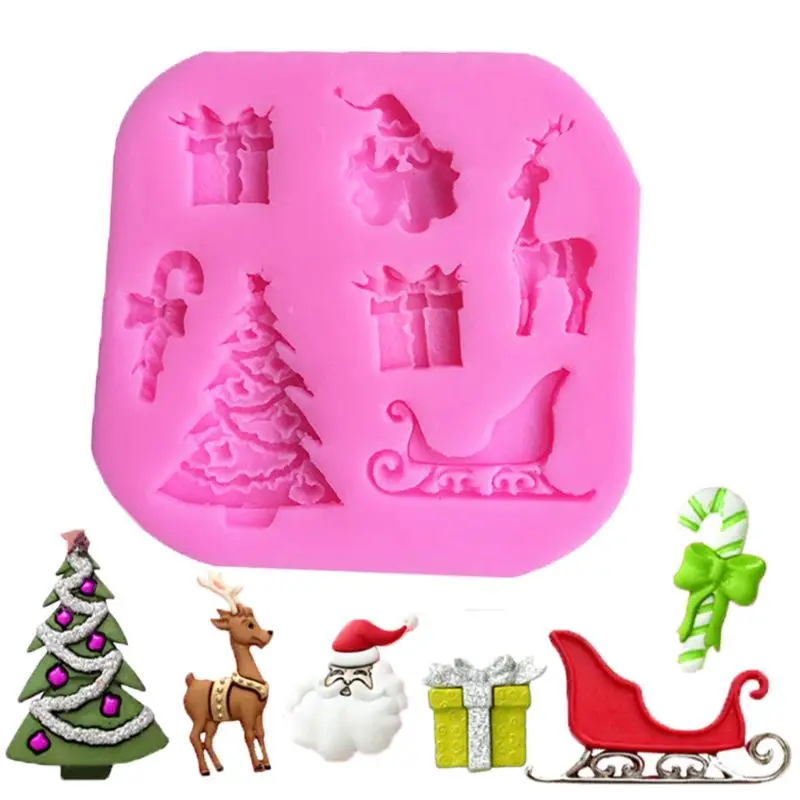 Christmas Fondant Mold Silicone Sugar Cake Mould Chocolate Decorating Tools DIY 57BB
Christmas Fondant Mold Silicone Sugar Cake Mould Chocolate Decorating Tools DIY 57BB
