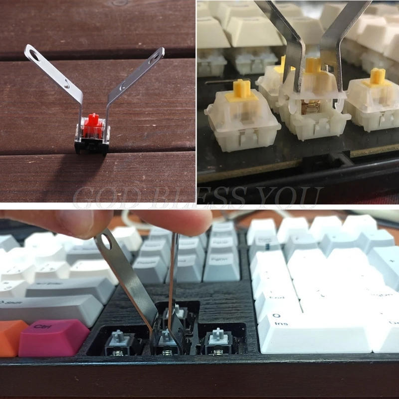 2Pcs/Set Metal Switch Extractor Opener Open instantly Only for cherry mx Switch Drop Shipping
2Pcs/Set Metal Switch Extractor Opener Open instantly Only for cherry mx Switch Drop Shipping
