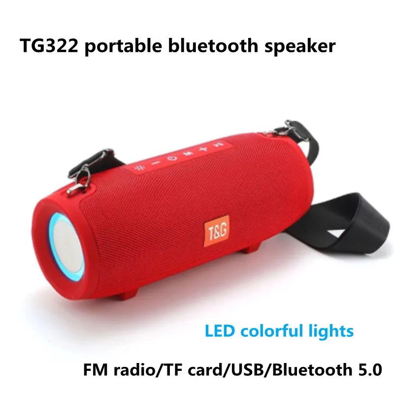 Мощная Bluetooth-Колонка TG322, портативная 4D стереоколонка со светодиодсветодиодный разноцветным освещением, с поддержкой TF, FM
Мощная Bluetooth-Колонка TG322, портативная 4D стереоколонка со светодиодсветодиодный разноцветным освещением, с поддержкой TF, FM