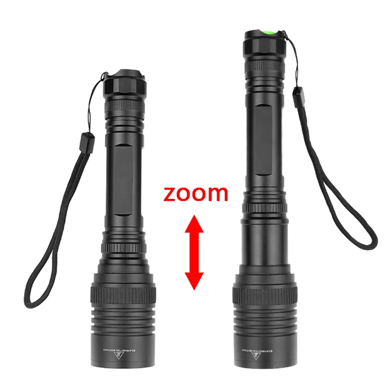 Z90P73 XHP70.2 32w Tactical LED Flashlight Torch 3200lm Powerful Zoom Light 18650 Battery Waterproof For Outdoor | Лампы и освещение