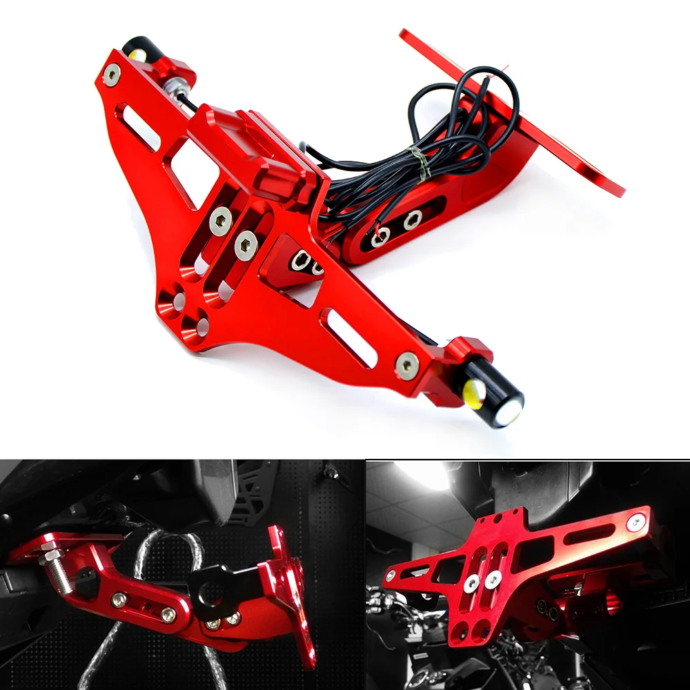 For HONDA CBR1000RR CBR 1000RR CBR 1000 RR 2004 2005 2006 Motorcycle Adjustable Angle License Number Plate Frame Holder Bracket
For HONDA CBR1000RR CBR 1000RR CBR 1000 RR 2004 2005 2006 Motorcycle Adjustable Angle License Number Plate Frame Holder Bracket