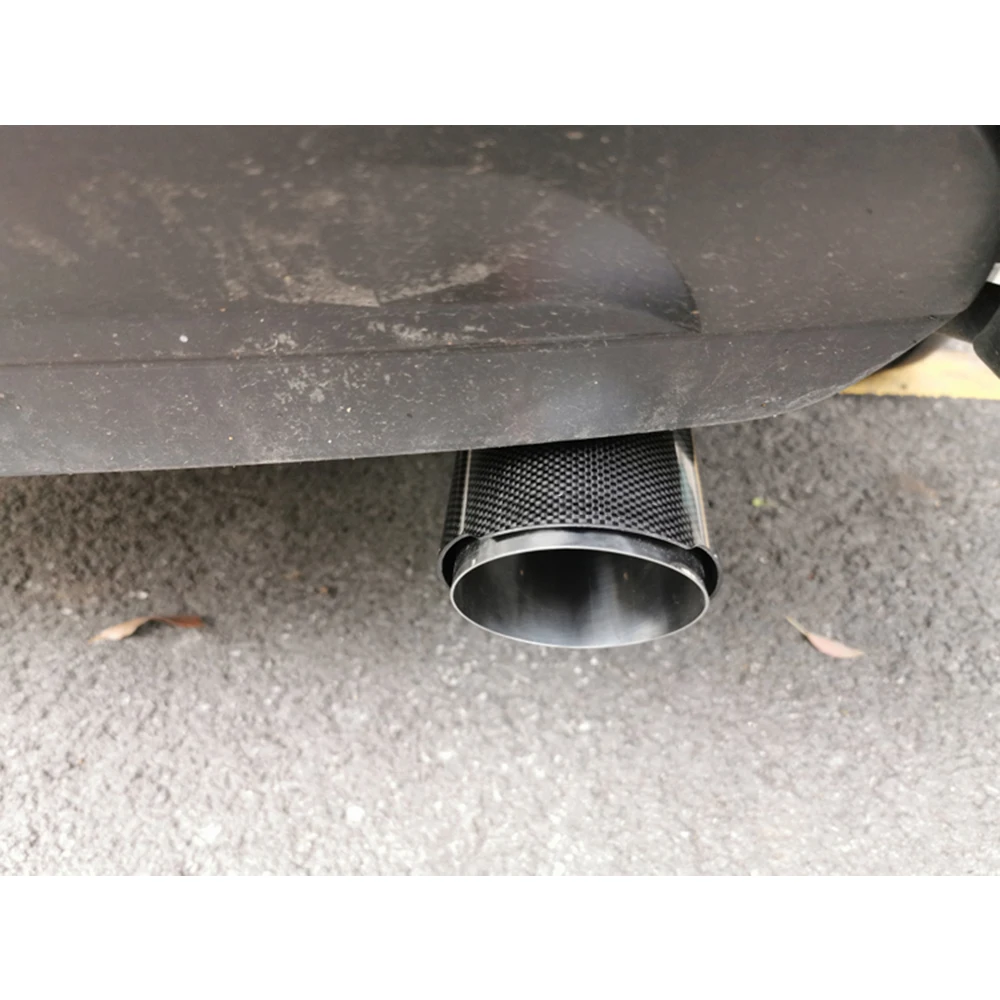 High Grade Carbon Fiber+Stainless Steel Tail Exhaust Pipe Straight Muffler Edge End Tips Fit For Hyundai IX35
High Grade Carbon Fiber+Stainless Steel Tail Exhaust Pipe Straight Muffler Edge End Tips Fit For Hyundai IX35