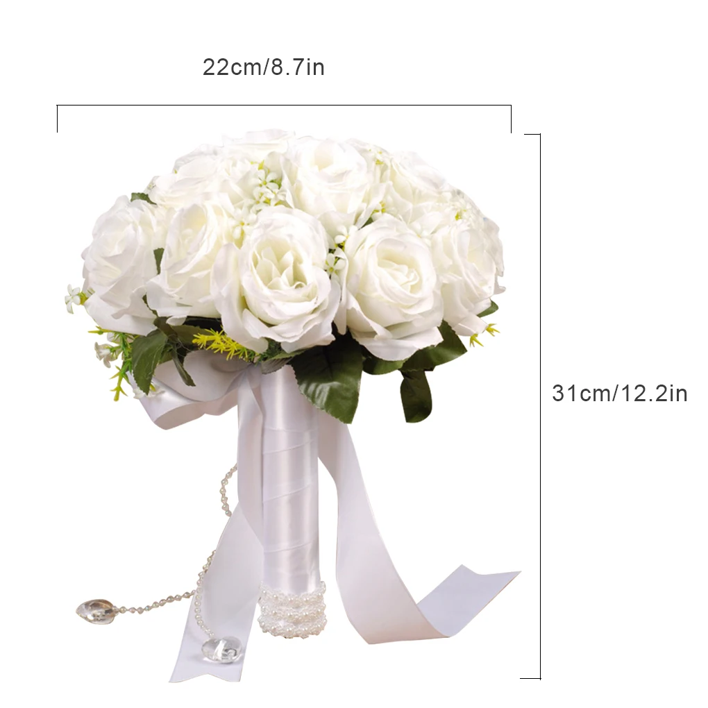 Wedding Bouquet Artificial Rose Bouquet Simulation Bride Flowers Holding Flowers Wedding Party Decoration Wedding Accessories
Wedding Bouquet Artificial Rose Bouquet Simulation Bride Flowers Holding Flowers Wedding Party Decoration Wedding Accessories