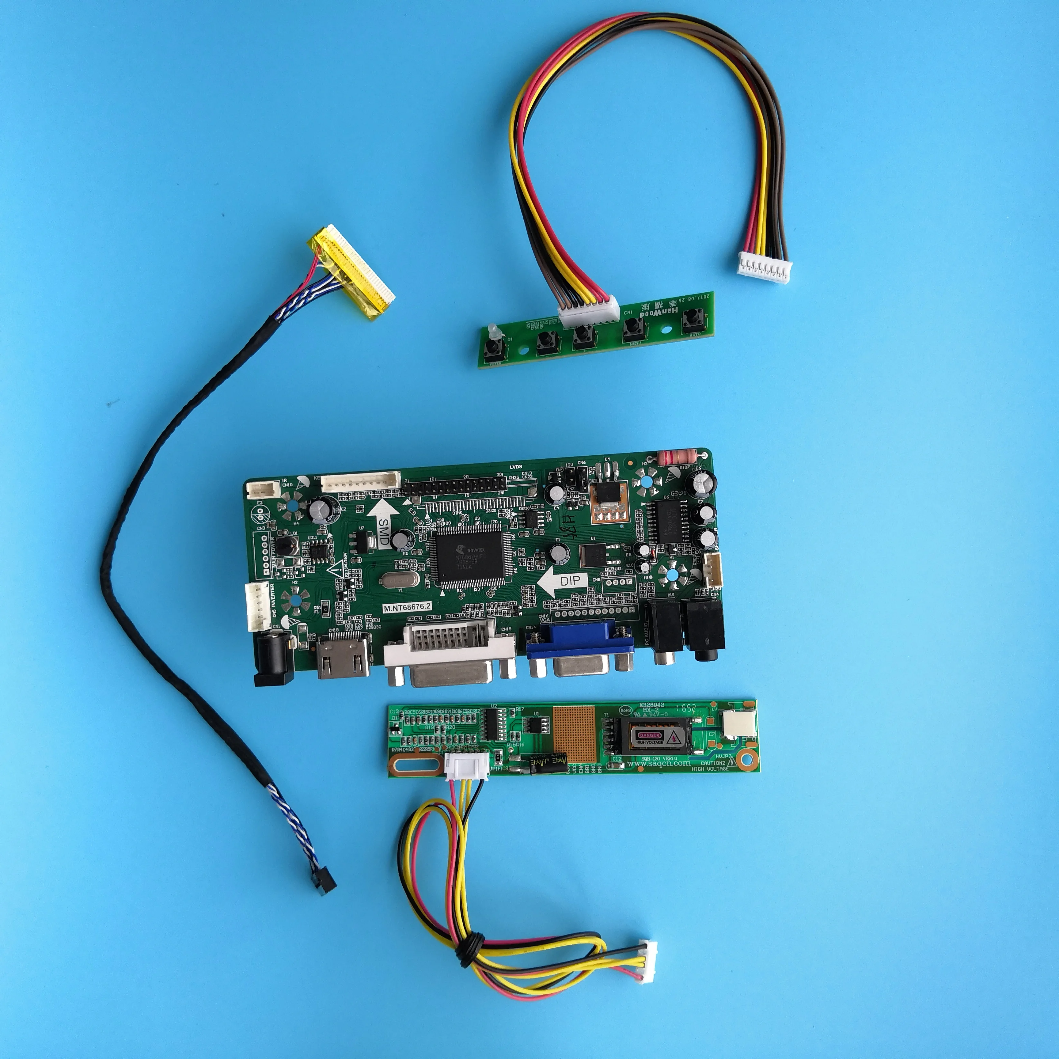 Комплект для LP171WE2 TLA3 1680 × 1050 17 1 "M.NT68676 совместимому с HDMI Экран дисплей Панель VGA