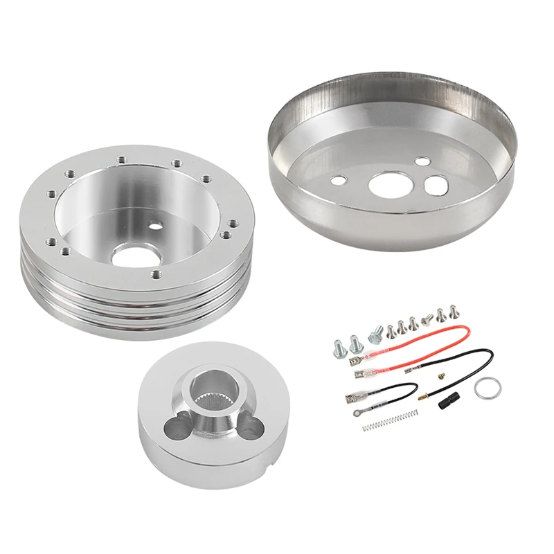 5 & 6 Hole Billet Steering Wheel Adapter Steering Wheel Polished Hub Adapter for Chevrolet Models Flaming River, Ididit
5 & 6 Hole Billet Steering Wheel Adapter Steering Wheel Polished Hub Adapter for Chevrolet Models Flaming River, Ididit