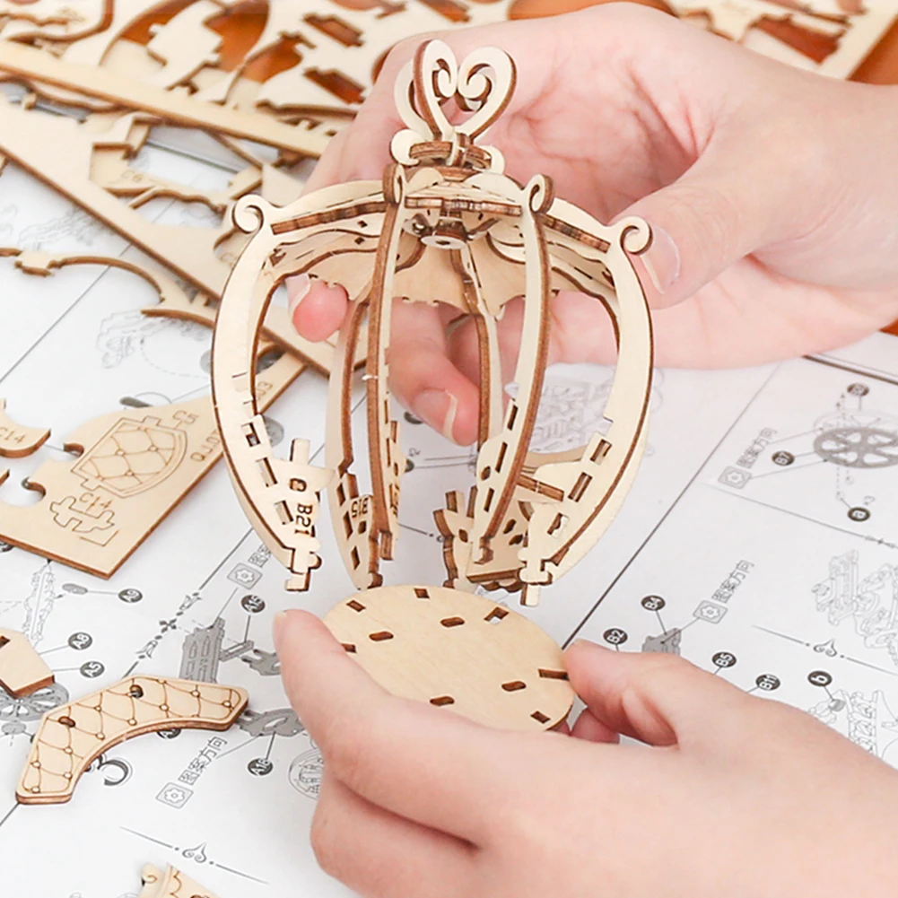 140pcs Game Assembly Model Building Kits Toys Wooden 3D Pumpkin Cart Jigsaw Mechanical Puzzle for Kids Birthday Gifts
140pcs Game Assembly Model Building Kits Toys Wooden 3D Pumpkin Cart Jigsaw Mechanical Puzzle for Kids Birthday Gifts