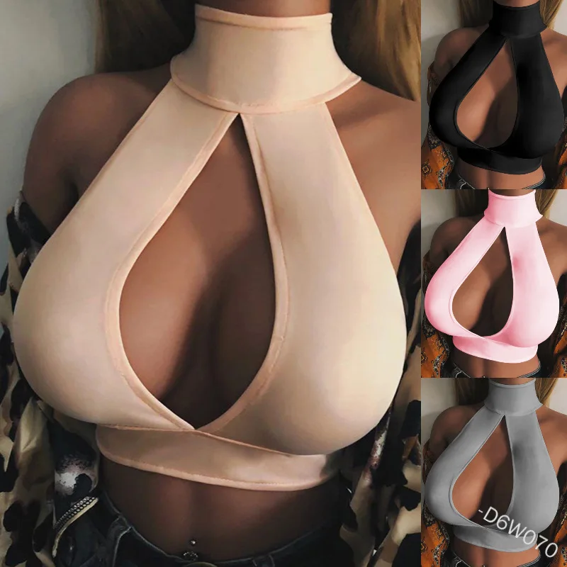 WEPBEL Turtleneck Camis Summer Fashion Solid Color Slim Hollow Out Short Top Women's Sexy Halter Sleeveless Camis
WEPBEL Turtleneck Camis Summer Fashion Solid Color Slim Hollow Out Short Top Women's Sexy Halter Sleeveless Camis