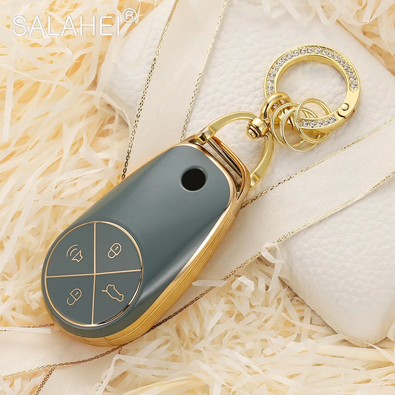 Tpu Car Remote Key Fob Case Holder Cover Keychain Accessories For Nio Es6 2019 Es8 2018 Protection Shell Interior Car-Styling
Tpu Car Remote Key Fob Case Holder Cover Keychain Accessories For Nio Es6 2019 Es8 2018 Protection Shell Interior Car-Styling