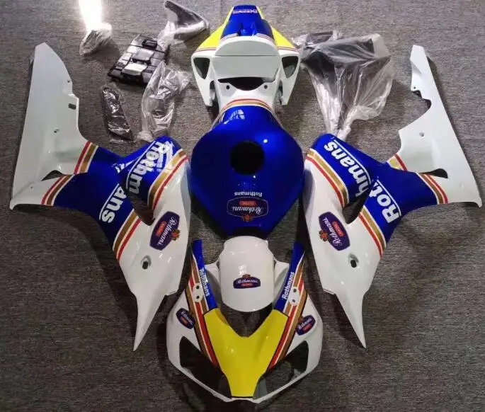 New ABS Complete Motorcycle Fairings Kit Fit for HONDA CBR1000RR 2006 2007 CBR1000 06 07 Bodywork set Custom Free blue white 
New ABS Complete Motorcycle Fairings Kit Fit for HONDA CBR1000RR 2006 2007 CBR1000 06 07 Bodywork set Custom Free blue white