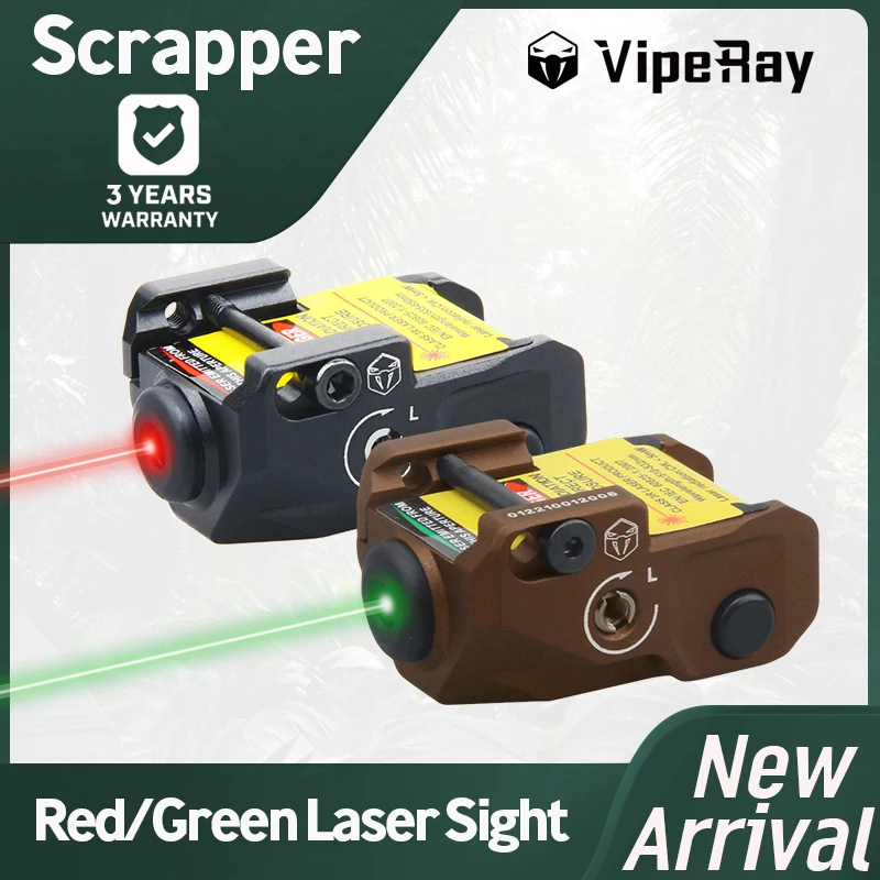 VipeRay Scrapper Subcompact Pistol Red Laser Sight Tactical Low Profile Adjustable Laser Light Weight Design For Glock 43 19 G2C
VipeRay Scrapper Subcompact Pistol Red Laser Sight Tactical Low Profile Adjustable Laser Light Weight Design For Glock 43 19 G2C