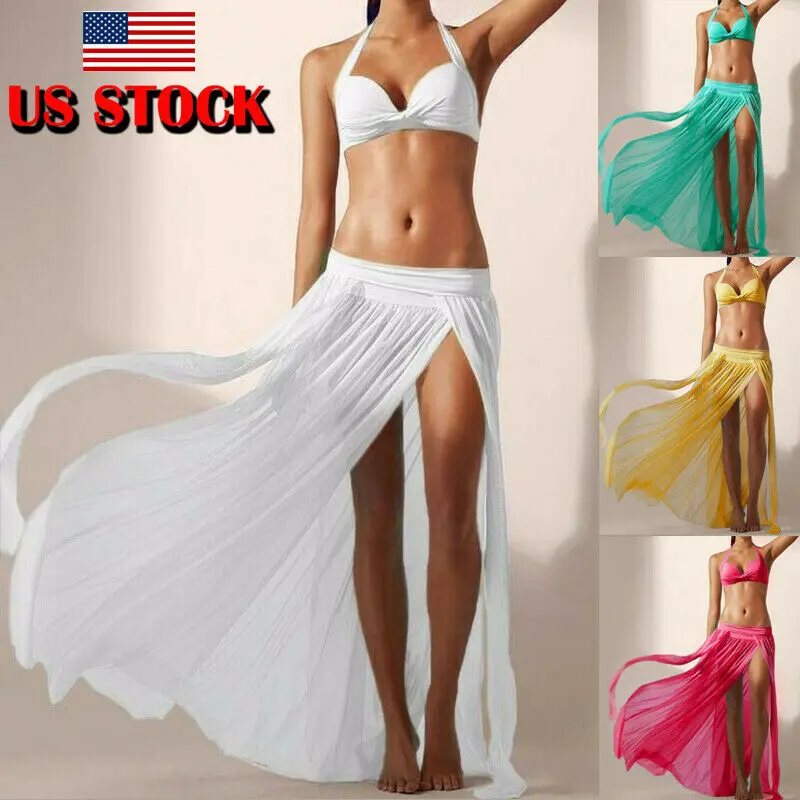 US Women Swimwear Bikini Cover Up Sheer Beach Skirt Sarong Pareo Long Maxi Dress
US Women Swimwear Bikini Cover Up Sheer Beach Skirt Sarong Pareo Long Maxi Dress