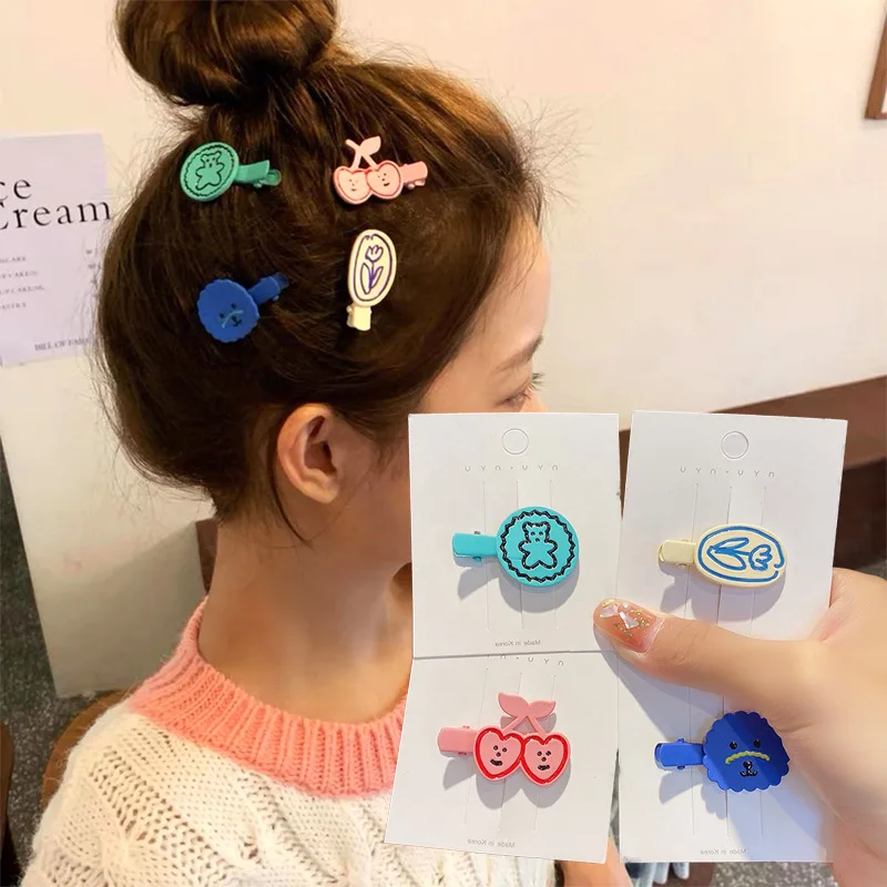 MueRaa Korean Style Lovely Women Girls Fashion Cartoon Hair Clips Hairpins Sweet Chic Candy Color Hair Accessories Hairgrips
MueRaa Korean Style Lovely Women Girls Fashion Cartoon Hair Clips Hairpins Sweet Chic Candy Color Hair Accessories Hairgrips