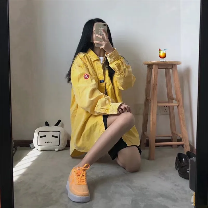 Yellow Multi-pocket Cargo Jacket Men Women Corduroy Coats Cav Empt Vintage Zipper Jackets Fashion Undefined Urban Streetwear
Yellow Multi-pocket Cargo Jacket Men Women Corduroy Coats Cav Empt Vintage Zipper Jackets Fashion Undefined Urban Streetwear