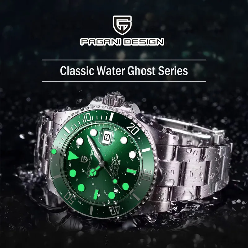PAGANI DESIGN Mens Sport Mechanical Watches Luxury Top Brand Automatic Watch Men Steel Waterproof Wristwatch Relogio Masculino
PAGANI DESIGN Mens Sport Mechanical Watches Luxury Top Brand Automatic Watch Men Steel Waterproof Wristwatch Relogio Masculino