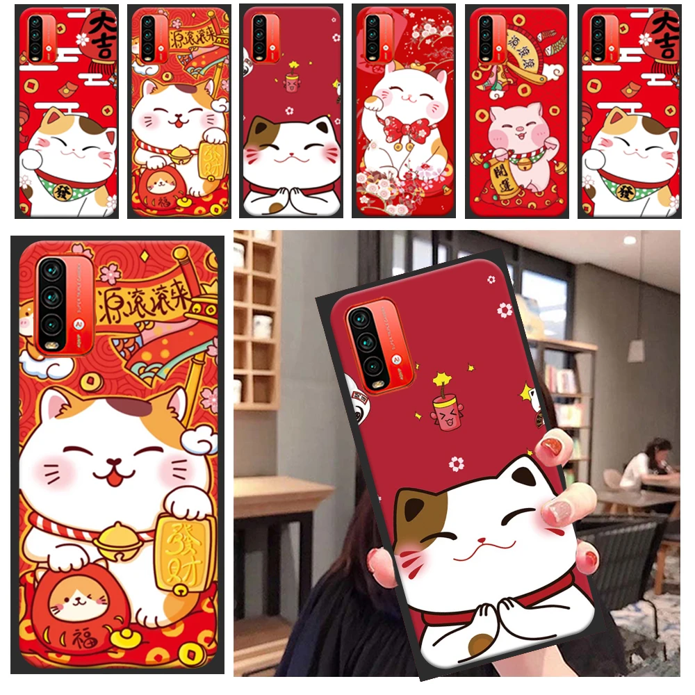 Red Lucky Cat Phone Case For Xiaomi Redmi Note 10 10S 10T Pro MAX Note 9 9T 9S Pro MAX 5G Soft TPU Coque Funda Cases Back Cover
Red Lucky Cat Phone Case For Xiaomi Redmi Note 10 10S 10T Pro MAX Note 9 9T 9S Pro MAX 5G Soft TPU Coque Funda Cases Back Cover