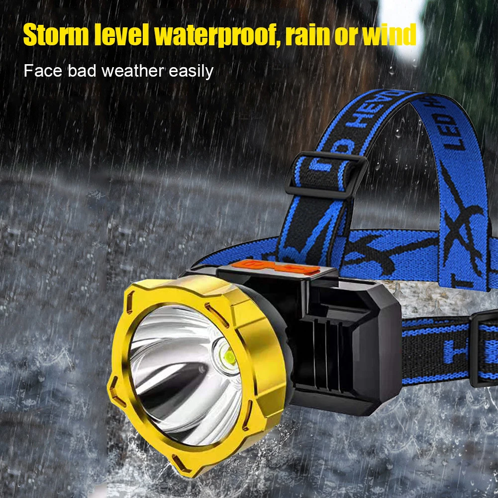 Portable Night Fishing LED Headlight 1200mAh Built-in Battery USB Rechargeable Waterproof Headlamp Head-Wear Flashlight Outdoor
Portable Night Fishing LED Headlight 1200mAh Built-in Battery USB Rechargeable Waterproof Headlamp Head-Wear Flashlight Outdoor