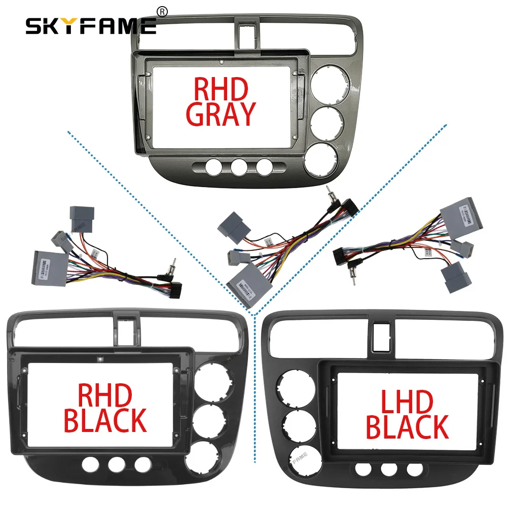 Автомобильный радиоприемник, комплект рамок для HONDA Civic Rebon 2001-2005, Android, радио, приборная панель, лицевая панель, рамка
Автомобильный радиоприемник, комплект рамок для HONDA Civic Rebon 2001-2005, Android, радио, приборная панель, лицевая панель, рамка