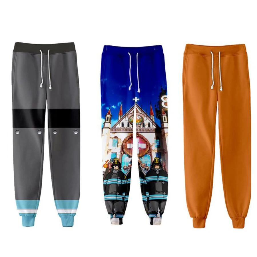 Anime Enen No Shouboutai Fire Force 3D Jogger Pants Men/Women Casual Trousers Hip Hop Sweatpants Shinra Kusakabe Cosplay Costume
Anime Enen No Shouboutai Fire Force 3D Jogger Pants Men/Women Casual Trousers Hip Hop Sweatpants Shinra Kusakabe Cosplay Costume