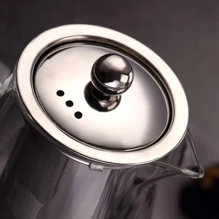 Heat Resistant Glass Teapot With Stainless Filter Scented Tea Brewing Teapot Heated Containe Thickened Tea Set Household
Heat Resistant Glass Teapot With Stainless Filter Scented Tea Brewing Teapot Heated Containe Thickened Tea Set Household