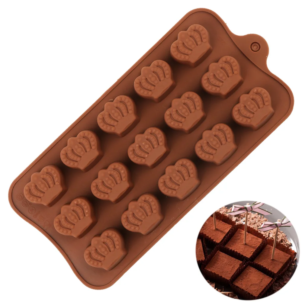 Silicone Chocolate Mold Ice Tray Kitchenware Cute Crown Baking For Chocolate Candy Jelly Cookies Resin Biscuits DIY Handmade
Silicone Chocolate Mold Ice Tray Kitchenware Cute Crown Baking For Chocolate Candy Jelly Cookies Resin Biscuits DIY Handmade