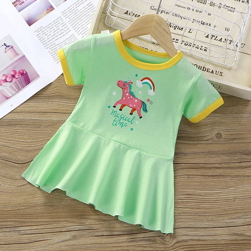 Baby Girl Dress Summer White Short Sleeves Clothing Infant Pure Cotton Clothes 1-3Y Toddler Cartoon Printed Outfits Baby Dress
Baby Girl Dress Summer White Short Sleeves Clothing Infant Pure Cotton Clothes 1-3Y Toddler Cartoon Printed Outfits Baby Dress