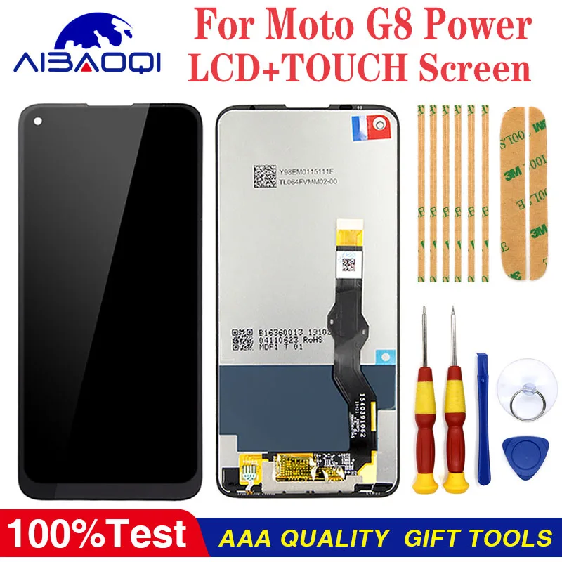 ЖК-дисплей 6,4 дюйма для Motorola Moto G8 Power, сенсорный экран, стеклянный дигитайзер в сборе, G8Power XT-2041-1 Lcd
ЖК-дисплей 6,4 дюйма для Motorola Moto G8 Power, сенсорный экран, стеклянный дигитайзер в сборе, G8Power XT-2041-1 Lcd