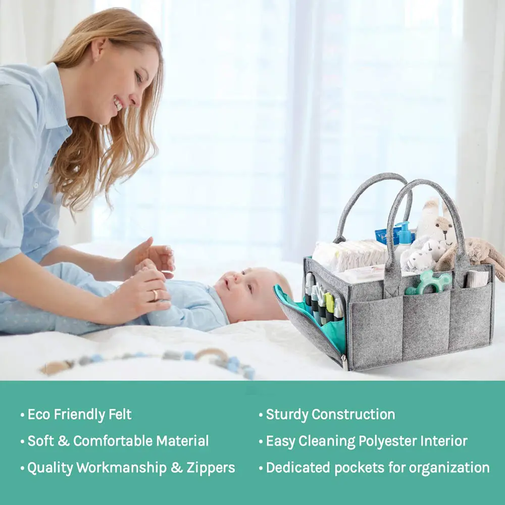 Baby Diaper Storage Bag Felt Cloth Bag Baby Diaper Box Storage Bag With Zipper Pocket Portable Outdoor Toddler Storage Bag
Baby Diaper Storage Bag Felt Cloth Bag Baby Diaper Box Storage Bag With Zipper Pocket Portable Outdoor Toddler Storage Bag