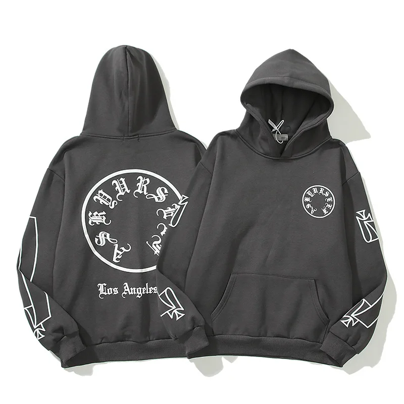 2021 autumn and winter letter printing distressed dark black hoodie high street trend hip-hop loose hooded pullover sweater
2021 autumn and winter letter printing distressed dark black hoodie high street trend hip-hop loose hooded pullover sweater