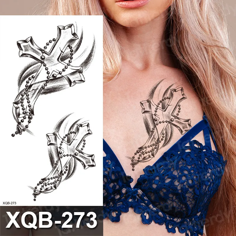 Temporary sleeve tattoo black henna sexy body art on arm band tatoo fake waterproof for women men dragon god horse tattoos | Красота и