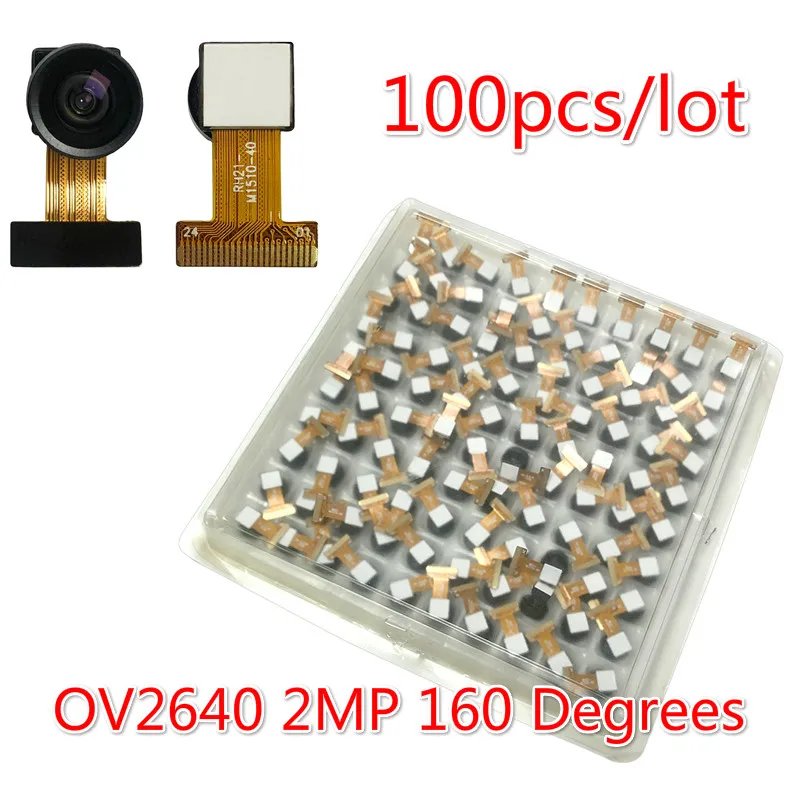 100pcs 160 Degrees OV2640 2MP Camera for ESP32 CAM Camera Module Wide-angle Camera OV 2640 2 Million Pixels Free Shipping
100pcs 160 Degrees OV2640 2MP Camera for ESP32 CAM Camera Module Wide-angle Camera OV 2640 2 Million Pixels Free Shipping