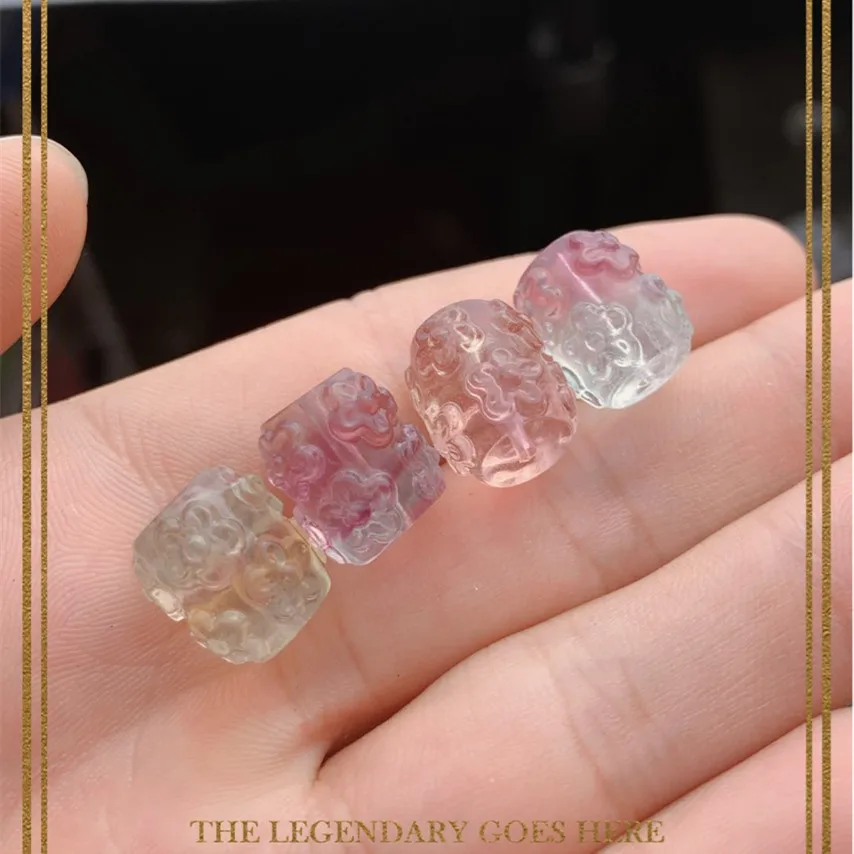 10PCS Natural colored fluorite carved flower cylindrical beads Charm natural gem DIY accessories for jewelry making
10PCS Natural colored fluorite carved flower cylindrical beads Charm natural gem DIY accessories for jewelry making