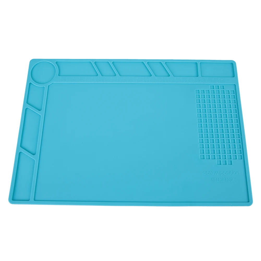 Soldering Station 500°C Heat Resistant Pad Phone Watch Repair Non-Slip Silicone Mat Pad Mat Pad Thermostable Anti-Corrosive
Soldering Station 500°C Heat Resistant Pad Phone Watch Repair Non-Slip Silicone Mat Pad Mat Pad Thermostable Anti-Corrosive