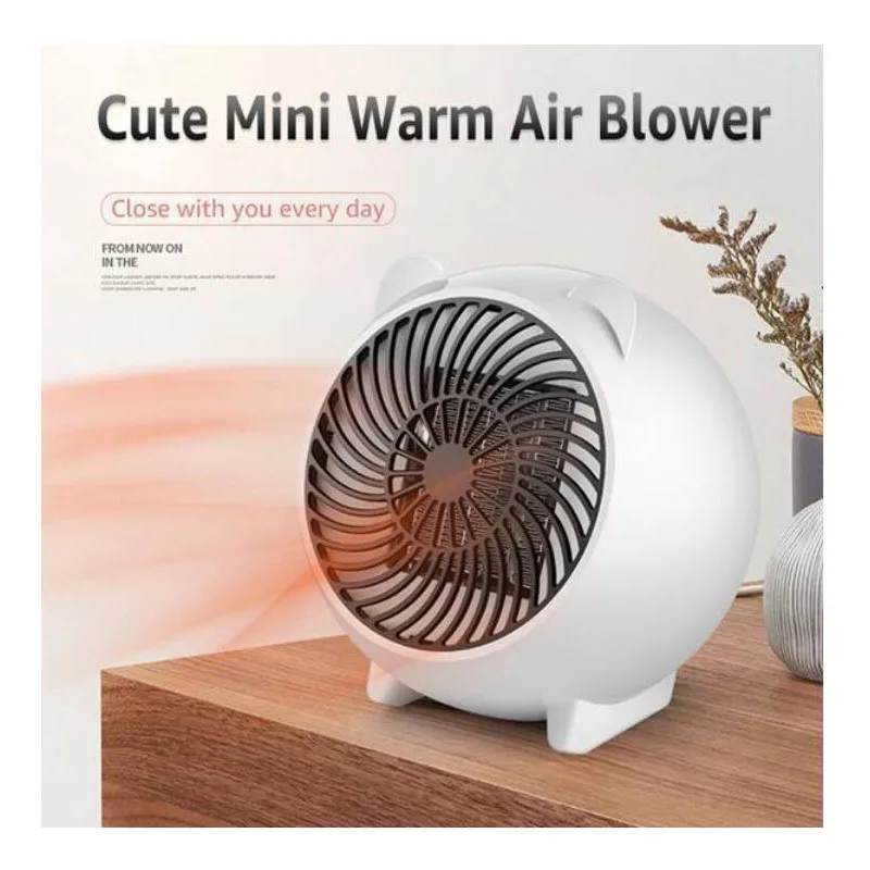Portable Cute Mini Electric Heater Hand Warmer PTC Fast Heating Desktop Warmer Winter Space Heater 500W
Portable Cute Mini Electric Heater Hand Warmer PTC Fast Heating Desktop Warmer Winter Space Heater 500W