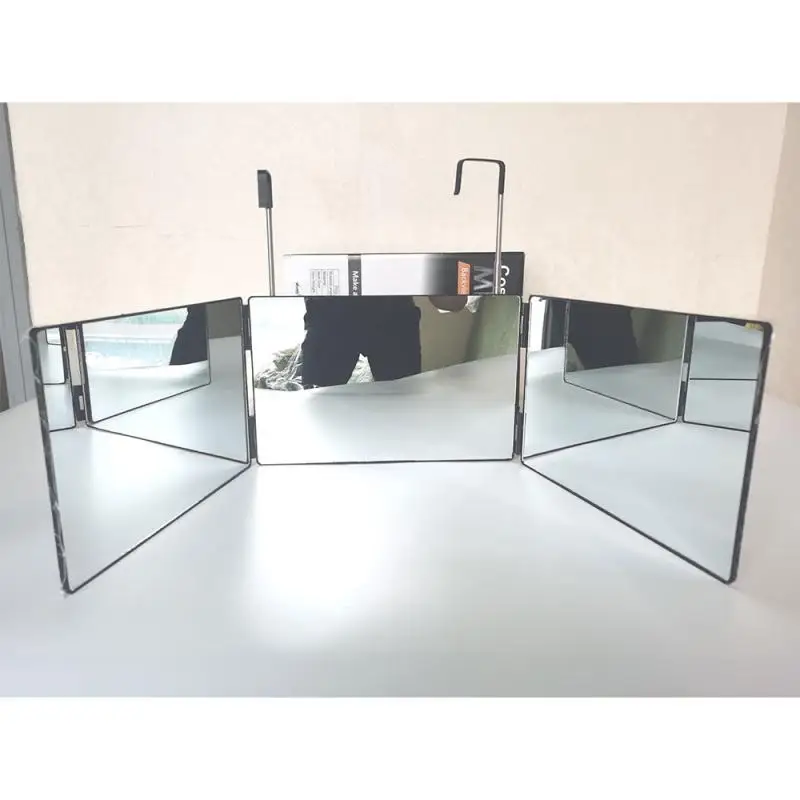 3-Way Mirror A 360-degree Viewing Angle Practicing Mirror For Self Hair Cutting And Styling DIY Haircut Tool Trifold Mirror
3-Way Mirror A 360-degree Viewing Angle Practicing Mirror For Self Hair Cutting And Styling DIY Haircut Tool Trifold Mirror