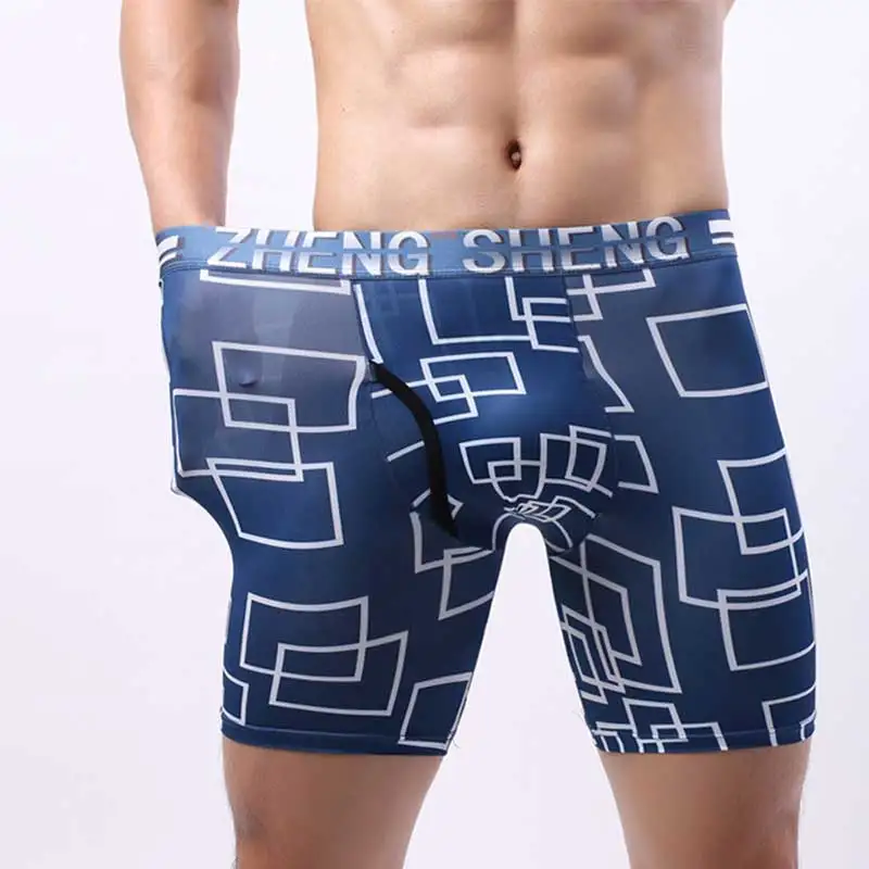 Plus Size Ice Slik Men Long Boxer Shorts Breathable Elastic Underwear Male Long Leg Panties Underpants Mens Boxers Cueca Homme
Plus Size Ice Slik Men Long Boxer Shorts Breathable Elastic Underwear Male Long Leg Panties Underpants Mens Boxers Cueca Homme