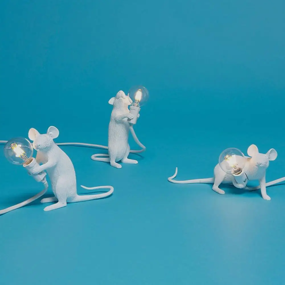 Modern Resin Mouse Table Lamp LED E12 mouse Table Lamps Decor EU/US Room Nordic Night Plug Lights LED Desk Kids' G6J9
Modern Resin Mouse Table Lamp LED E12 mouse Table Lamps Decor EU/US Room Nordic Night Plug Lights LED Desk Kids' G6J9