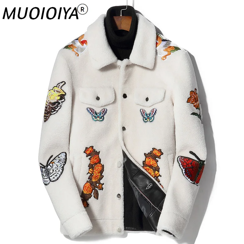 Куртка MUOIOYIA для мужчин, зимняя куртка из 100% шерсти, меховое пальто, Мужская осенняя одежда, пальто в Корейском стиле с принтом, мужская одежд...
Куртка MUOIOYIA для мужчин, зимняя куртка из 100% шерсти, меховое пальто, Мужская осенняя одежда, пальто в Корейском стиле с принтом, мужская одежд...