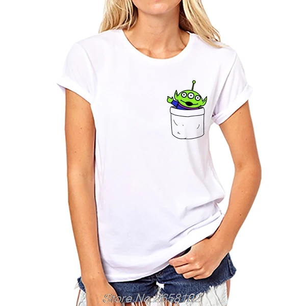 New Women Tshirt Alien In The Pocket Print Funny Casual Hipster Shirt For Lady White Top Tees Hipster Harajuku
New Women Tshirt Alien In The Pocket Print Funny Casual Hipster Shirt For Lady White Top Tees Hipster Harajuku
