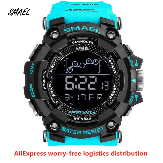 SMAEL Mens Watches New Fashion Casual LED Digital Outdoor Sports Watch Men Multifunction Student Wrist watches Relogio Masculino
SMAEL Mens Watches New Fashion Casual LED Digital Outdoor Sports Watch Men Multifunction Student Wrist watches Relogio Masculino