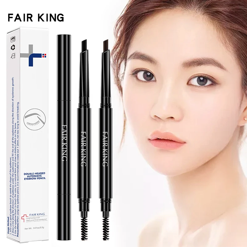 FAIR KINGDouble-headed Automatic Eyebrow Pencil Eyebrow Pen Long Lasting Color With Brush Cosmetics Make-up For Women TSLM 
FAIR KINGDouble-headed Automatic Eyebrow Pencil Eyebrow Pen Long Lasting Color With Brush Cosmetics Make-up For Women TSLM