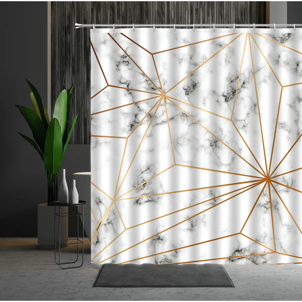 Marbling Style Shower Curtain Geometric Flowers Luxury Bathtub Decoration Bathroom Screen Hotel Home Supplies Multiple Size
Marbling Style Shower Curtain Geometric Flowers Luxury Bathtub Decoration Bathroom Screen Hotel Home Supplies Multiple Size