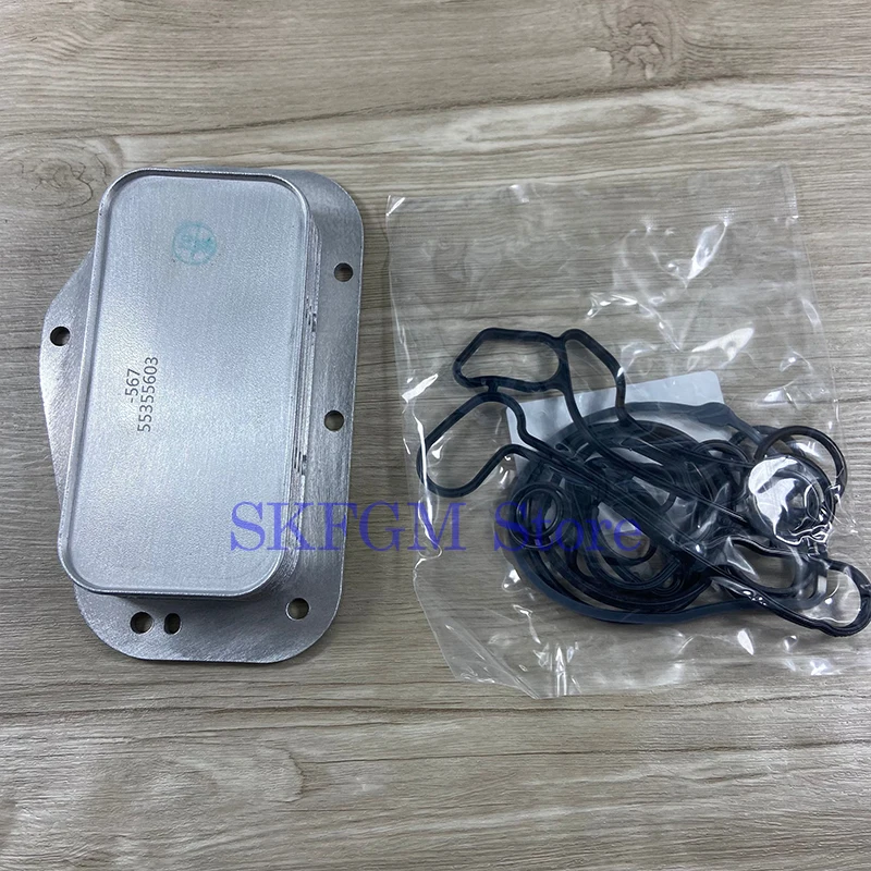 Масляный радиатор двигателя для Chevrolet Aveo Cruze Orlando Sonic Croma Pontiac G3 Opel Vauxhall Astra Corsa Zafira