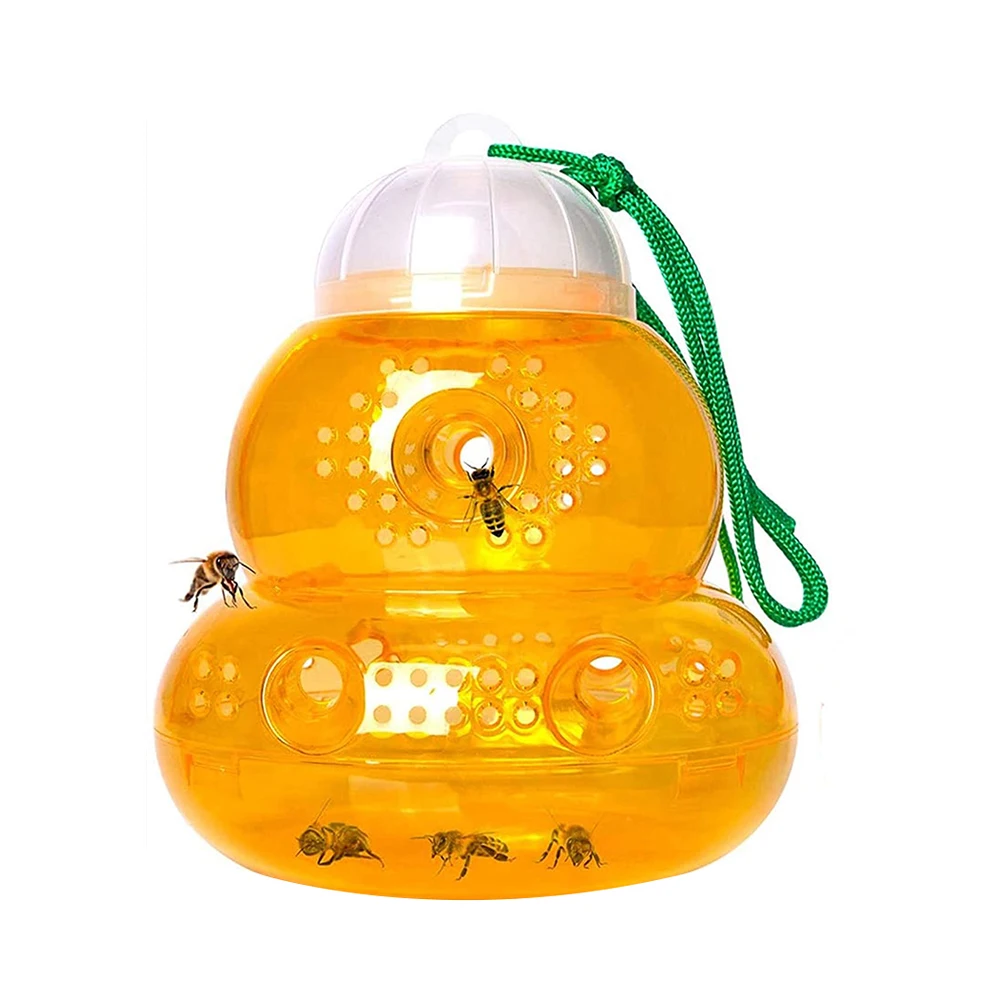 Wasp Trap Hornet Honey Bee Insect Repellent Trap Catcher Gourd Shape Hanging Trap Wasp Killer Family Garden Honeycomb Trap
Wasp Trap Hornet Honey Bee Insect Repellent Trap Catcher Gourd Shape Hanging Trap Wasp Killer Family Garden Honeycomb Trap