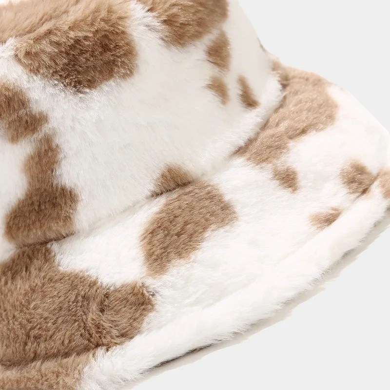 New Fashion Winter Cow Pattern Plush Thicken Bucket Hats for Women Tourism Outdoor Warm Hat Fisherman Cap 
New Fashion Winter Cow Pattern Plush Thicken Bucket Hats for Women Tourism Outdoor Warm Hat Fisherman Cap