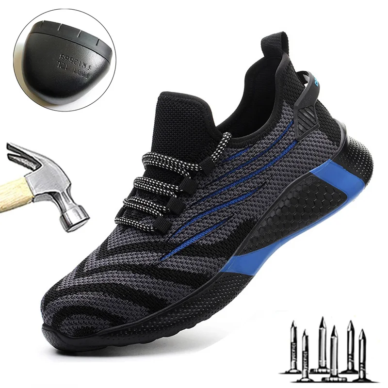 Safety Shoes Female Anti-Smashing Anti-Piercing Steel Toe Cap Summer Breathable Construction Site Safety shoes Men's shoes
Safety Shoes Female Anti-Smashing Anti-Piercing Steel Toe Cap Summer Breathable Construction Site Safety shoes Men's shoes