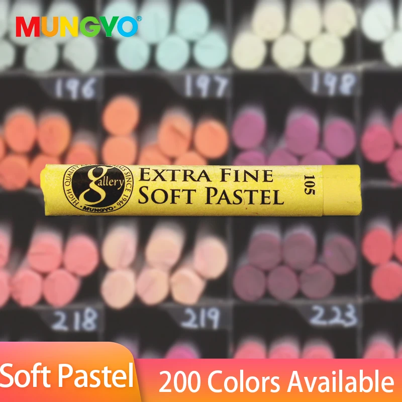 Mungyo Gallery 6Pcs/Set Master Extra Fine Soft Pastel Single Color Drawing Chalk Bjd Makeup 200 Colors Available Art Supplies - купить по