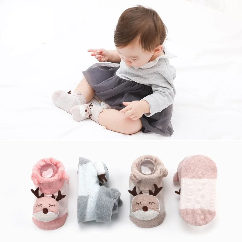 Spring Baby Socks Cartoon Baby Cotton Socks 0-9 Months Glue Non-Slip Newborn Doll Socks
Spring Baby Socks Cartoon Baby Cotton Socks 0-9 Months Glue Non-Slip Newborn Doll Socks