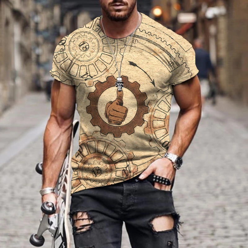 Summer 2021 New T-shirt Trend 3D Pattern Comfortable and Casual Large Loose Short Sleeve Fashion Package T-shirts Oversize Men's
Summer 2021 New T-shirt Trend 3D Pattern Comfortable and Casual Large Loose Short Sleeve Fashion Package T-shirts Oversize Men's