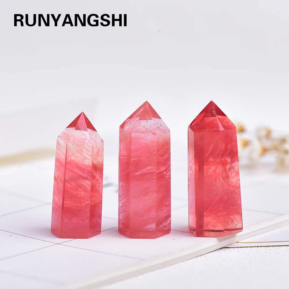 35-45mm Artificial Red smelting crystal energy stone crystal Wand Point Specimen Reiki Healing Jewelry
35-45mm Artificial Red smelting crystal energy stone crystal Wand Point Specimen Reiki Healing Jewelry