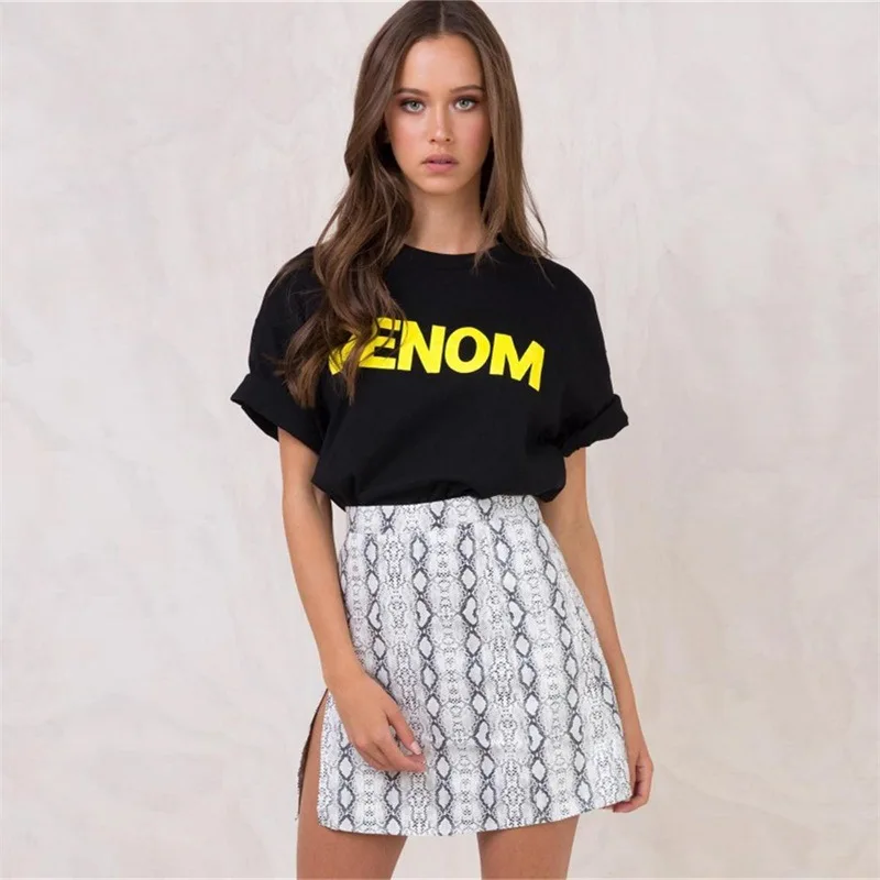 Foridol Animal Print cut cara skirt women summer beach high waist zipper vintage chic retro spring mini 2020 | Женская одежда